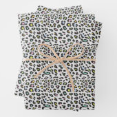Pastel Leopard Spot Pattern Geschenkpapier Set (Beispiel)
