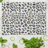Pastel Leopard Spot Pattern Geschirrtuch (Gefaltet)