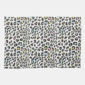 Pastel Leopard Spot Pattern Geschirrtuch (Horizontal)