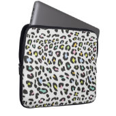 Pastel Leopard Spot Pattern Laptopschutzhülle (Vorne Rechts)