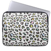 Pastel Leopard Spot Pattern Laptopschutzhülle (Vorderseite)