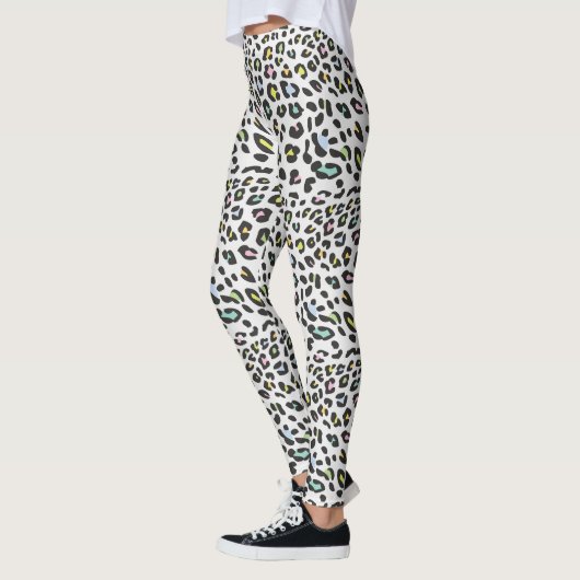 Pastel Leopard Spot Pattern Leggings (Links)