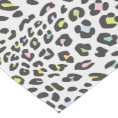 Pastel Leopard Spot Pattern Mittelgroßer Tischläufer (Ecke)