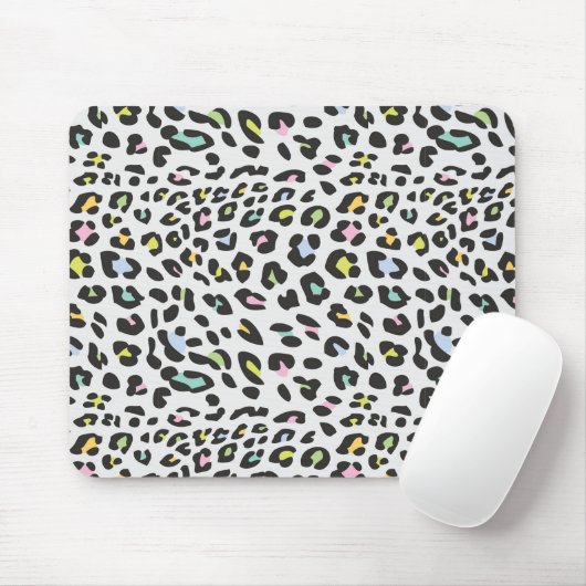 Pastel Leopard Spot Pattern Mousepad (Mit Mouse)