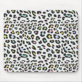 Pastel Leopard Spot Pattern Mousepad (Vorne)