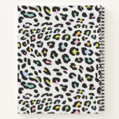 Pastel Leopard Spot Pattern Notizblock (Rückseite)