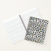 Pastel Leopard Spot Pattern Notizblock (Innenseite)
