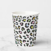 Pastel Leopard Spot Pattern Pappbecher (Links)
