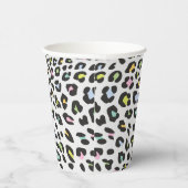 Pastel Leopard Spot Pattern Pappbecher (Rechts)
