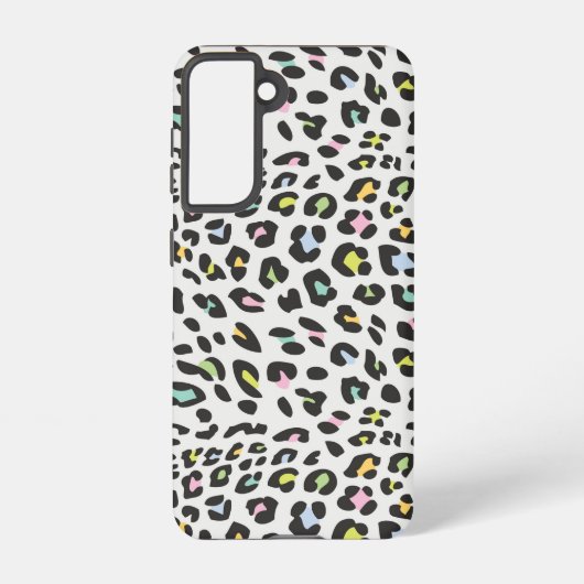 Pastel Leopard Spot Pattern Samsung Galaxy Hülle (Rückseite)