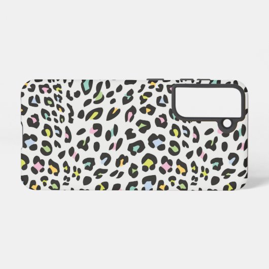 Pastel Leopard Spot Pattern Samsung Galaxy Hülle (Rückseite (Horizontal))