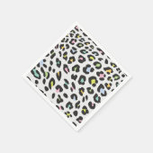 Pastel Leopard Spot Pattern Serviette (Ecke)