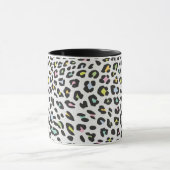 Pastel Leopard Spot Pattern Tasse (Zentrum)
