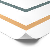 Pastel Let Your Light Shine Serif Scripture Quote Poster (Ecke)