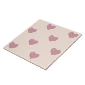 Pastel Liebe Hearts Fliese (Seite)