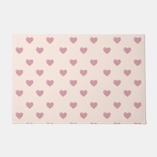 Pastel Liebe Hearts Fußmatte (Vorderseite)