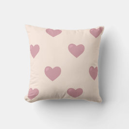Pastel Liebe Hearts Kissen