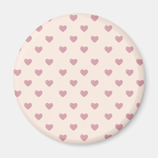Pastel Liebe Hearts Magnet (Vorne)