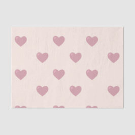 Pastel Liebe Hearts Seidenpapier