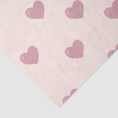 Pastel Liebe Hearts Seidenpapier (Ausschnitt)
