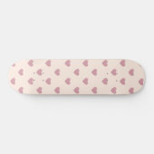 Pastel Liebe Hearts Skateboard (Horizontal)