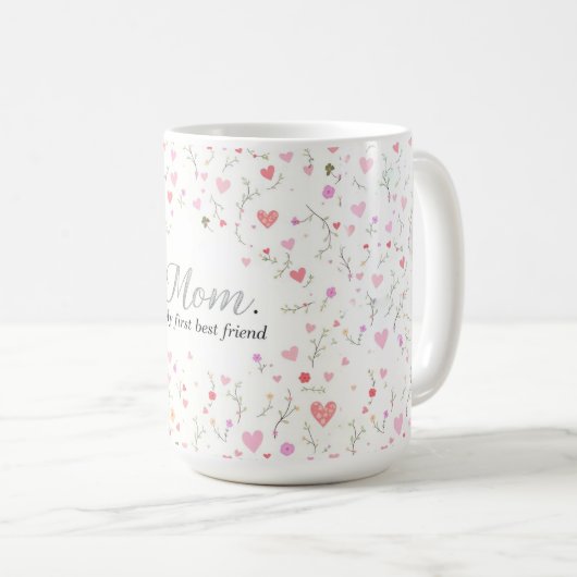 Pastel Liebe Mama Tasse (VorderseiteRechts)