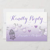 Pastel liebt Hochzeitskartons Einladung (Vorderseite)