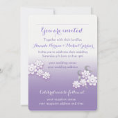 Pastel liebt Vögel personalisierte Hochzeit einlad Einladung (Rückseite)