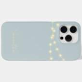 Pastel Light Blue Girly Minimalistisch Chic Case-Mate iPhone Hülle (Rückseite (Horizontal))