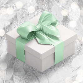 Pastel Light Green #B6E4BD Satinband