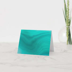 Pastel Light Turquoise Natur Abstrakt Feiertagskarte