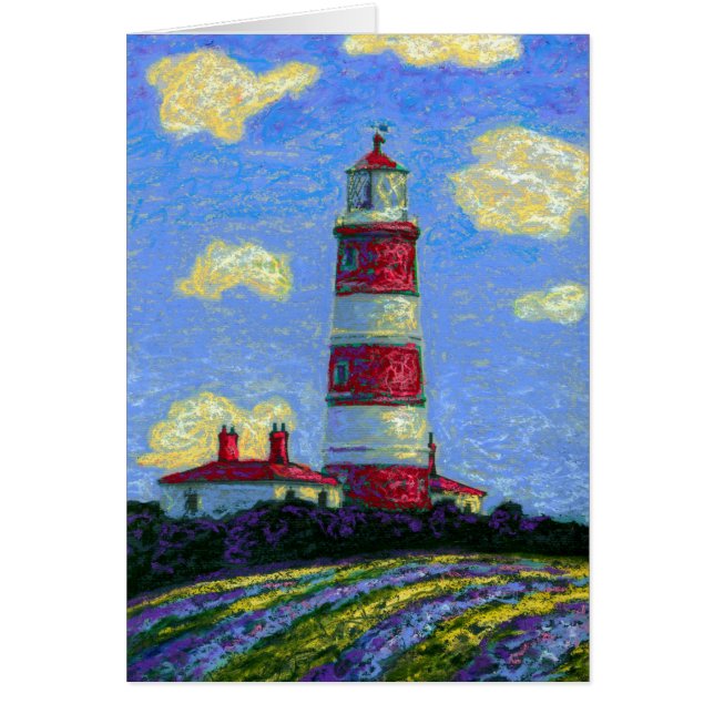 Pastel Lighthouse und Lavenderfelder (Vorne)