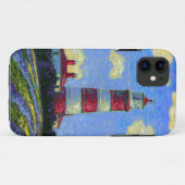 Pastel Lighthouse und Lavenderfelder Case-Mate iPhone Hülle (Rückseite (Horizontal))