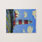 Pastel Lighthouse und Lavenderfelder Puzzle (Horizontal)