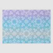 Pastel Lila Aquamarin Ombre Iridescent Elegant Ver Seidenpapier (Vorderseite)