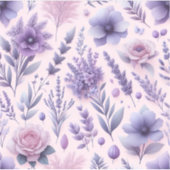 Pastel Lila ästhetische Lavender Blume Aufkleber (Vorderseite)