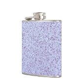 Pastel Lila Betonstruktur Flachmann (Links)