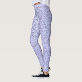 Pastel Lila Betonstruktur Leggings