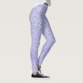 Pastel Lila Betonstruktur Leggings (Rechts)