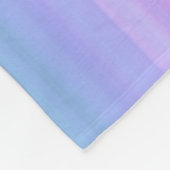 Pastel Lila Blue Green Fleece Blanket (Ecke)