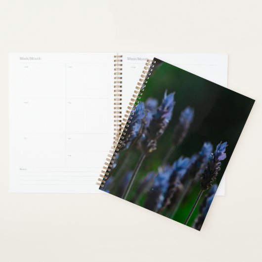 Pastel Lila Blue Lavender Blume Planer (Anzeige)