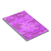 Pastel Lila Camouflage Pattern Notizblock (Rechte Seite)