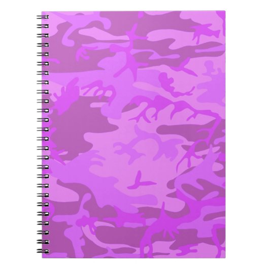 Pastel Lila Camouflage Pattern Notizblock (Vorderseite)