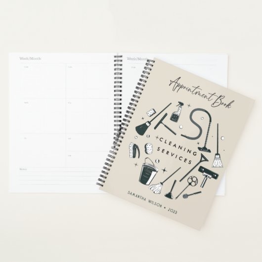 Pastel Lila Clearing Services Ernennung Planer (Anzeige)