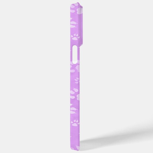 PASTEL LILA DOG PAWS Case-Mate iPhone HÜLLE (Rückseite / Rechts)