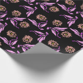 Pastel Lila Dragon Pattern Geschenkpapier (Ecke)