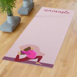 Pastel Lila Feminine Giro Posen Yogi Namaste Yogamatte