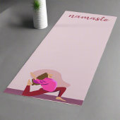 Pastel Lila Feminine Giro Posen Yogi Namaste Yogamatte