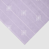 Pastel Lila geometrisches Muster Seidenpapier (Ausschnitt)