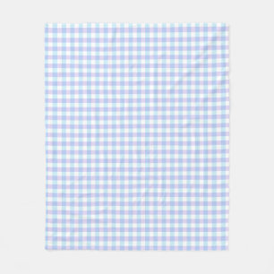 Pastel Lila Gingham Fleecedecke